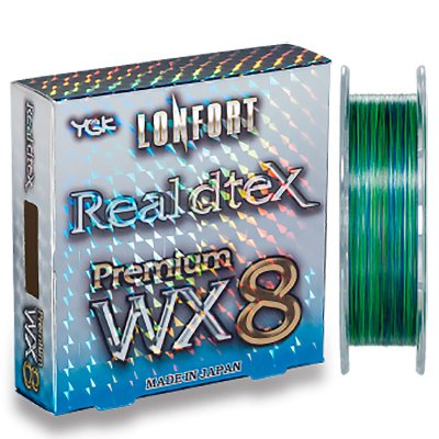 Плетёный шнур YGK Real Dtex Premium WX8 90m - 0.4-12lb (5,4кг) -223