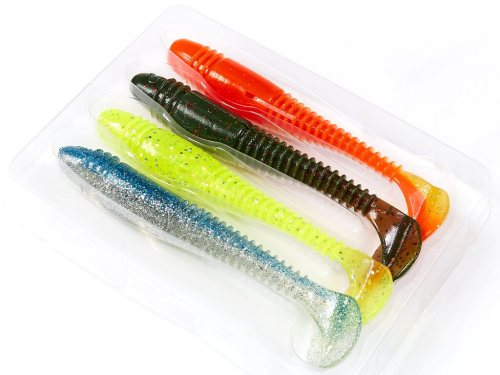 Виброхвосты LJ Pro Series Tioga Fat 4,5" -MIX1 (4шт) -335